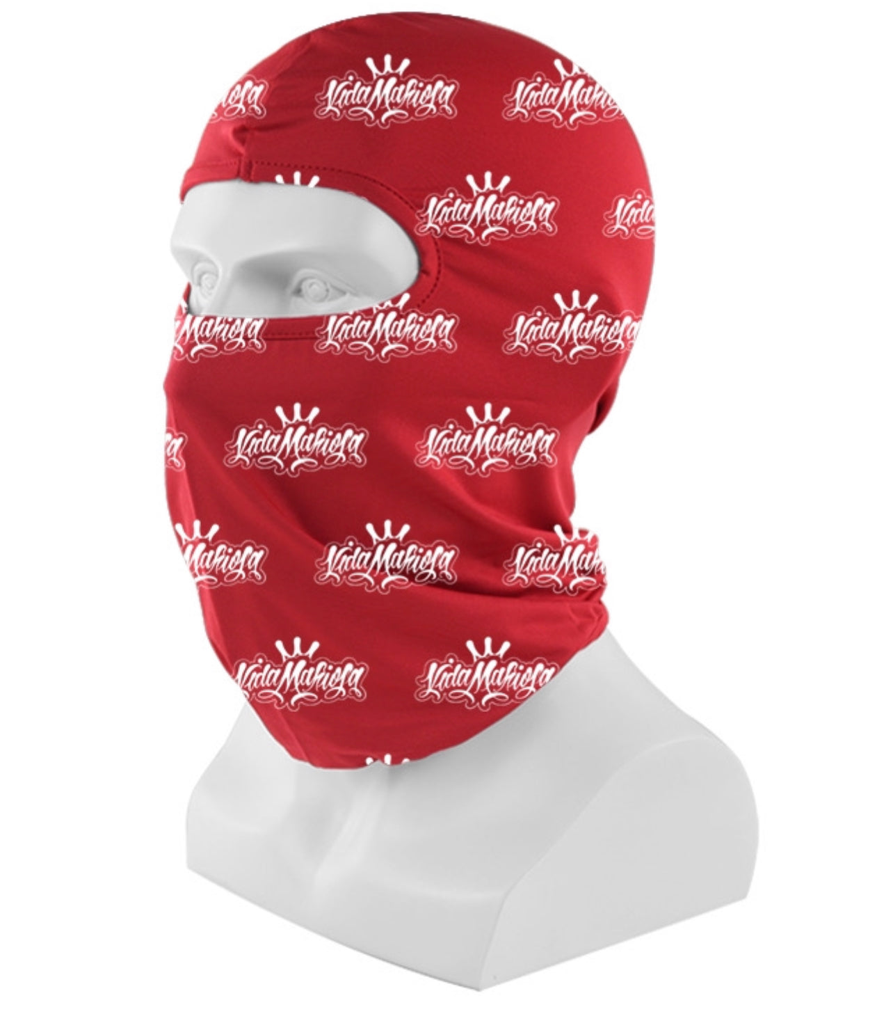 Vida Mafiosa Red Ski Mask