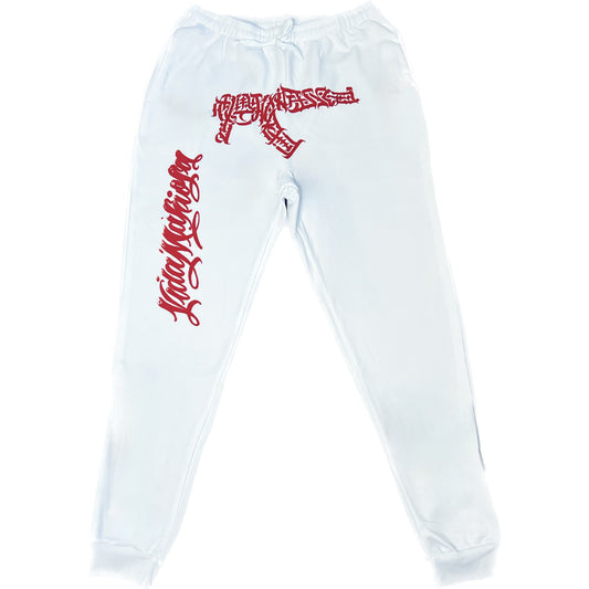 White Vida Mafiosa Sweats