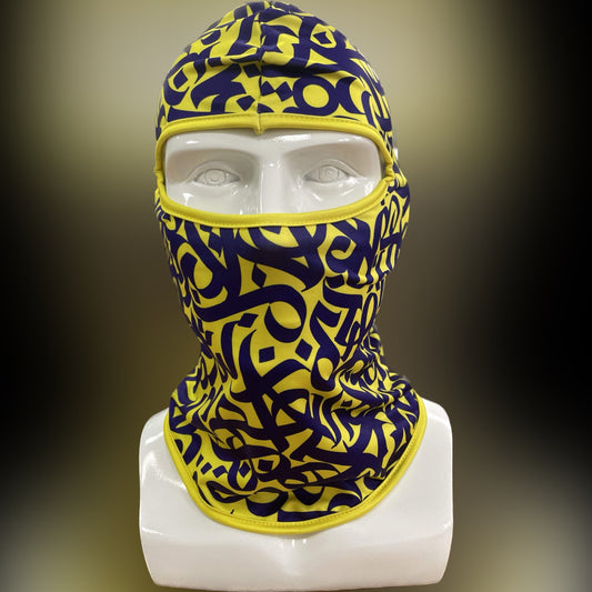 Exclusive Yellow and Purple Ski Mask